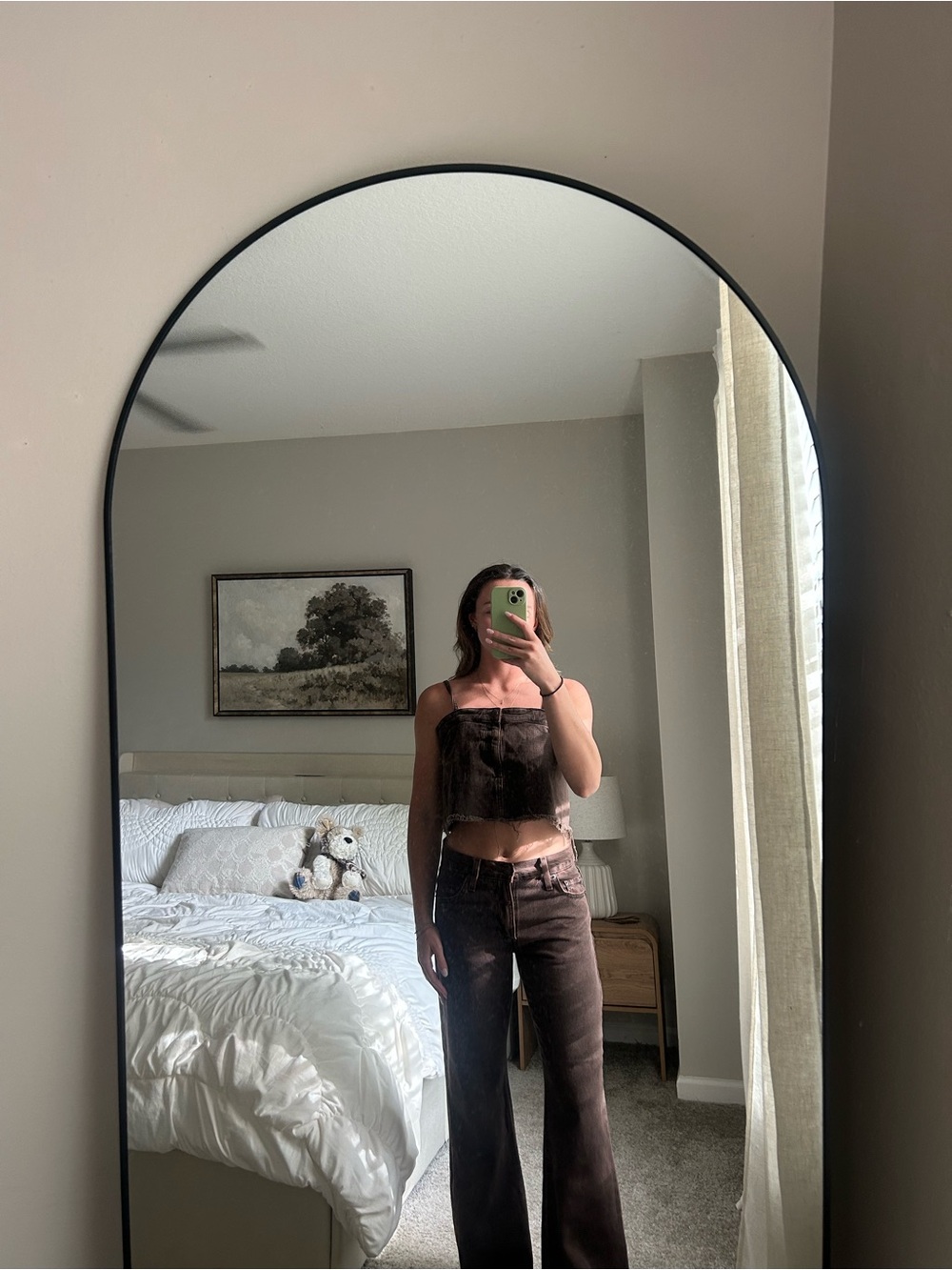 Levi's Dark Brown Straight Leg Jeans
